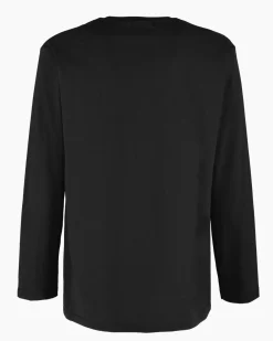 ABARTH - MAGLIA MANICA LUNGA NERA DA UOMO CON STAMPA