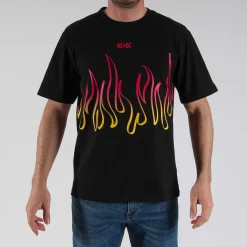 ACDC - UOMO TSHIRT MEZZA MANICA 100% COTONE
