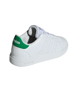 ADIDAS ADVANTAGE BASE 2.0 J - Scarpa bianca e verde numerata 36-40