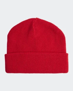 ADIDAS - Berretto rosso con logo bianco - IY7842