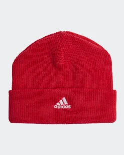 ADIDAS - Berretto rosso con logo bianco - IY7842