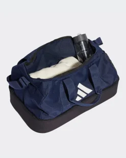 ADIDAS - BORSONE CON FONDO TIRO LEAGUE S  - BICOLORE BLU E NERO -  IB8649