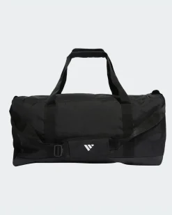 ADIDAS - BORSONE LINEAR DUFFEL M  - NERO -  JD9555