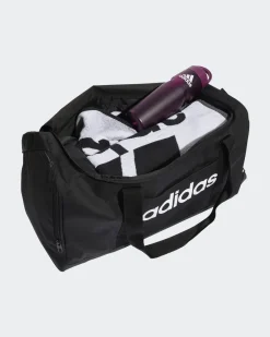 ADIDAS - BORSONE LINEAR DUFFEL M  - NERO -  JD9555