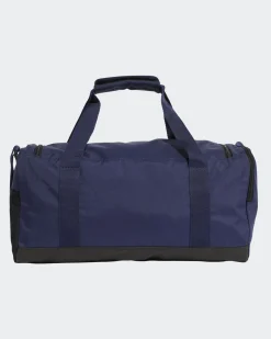 ADIDAS - BORSONE LINEAR DUFF S BLU CON DETTAGLI BIANCHI E NERI, IN6111