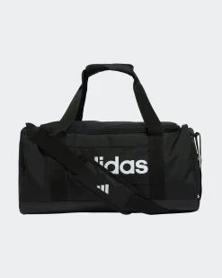 ADIDAS - BORSONE LINEAR DUFF S NERO CON DETTAGLI BIANCHI,  JE8343