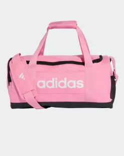 ADIDAS - BORSONE LINEAR DUFF S ROSA CON DETTAGLI BIANCH E NERI,  KE5708