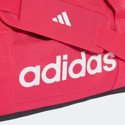 ADIDAS - BORSONE PICCOLO LINEAR DUFF XS FUXIA CON DETTAGLI BIANCHI E NERI, KS2072