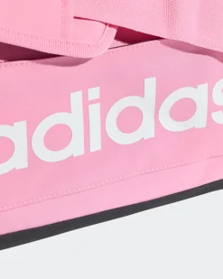 ADIDAS - BORSONE PICCOLO LINEAR DUFF XS ROSA CON DETTAGLI NERI, KE570