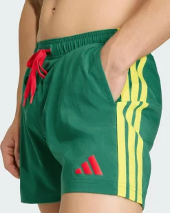 ADIDAS - BOXER MARE VERDE DA UOMO 3 STRISCE - JY9789