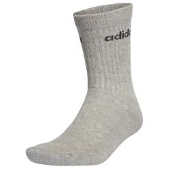 ADIDAS - CALZE HC CREW 3PP BASIC GREY-BLACK - GE6172