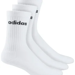 ADIDAS - CALZE HC CREW 3PP BASIC WHITE-BLACK - GE1379