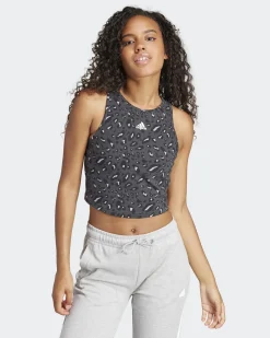 ADIDAS - CANOTTA ANML CRO TK GRIGIA DA DONNA - IN9930