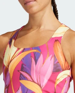 ADIDAS - CANOTTA DA ALLENAMENTO DONNA MULTICOLOR X FARM RIO - JD6307