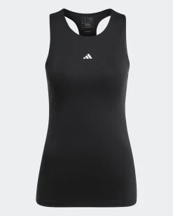 ADIDAS - CANOTTA NERA DA DONNA IDEALE PER L'ALLENAMENTO - IK7924