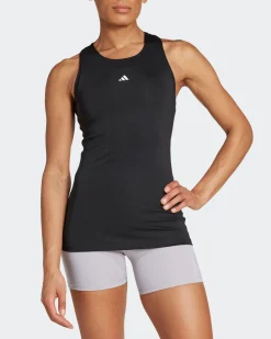 ADIDAS - CANOTTA NERA DA DONNA IDEALE PER L'ALLENAMENTO - IK7924