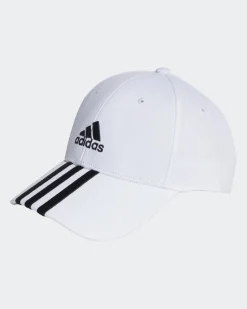 ADIDAS - CAPPELLINO DA BASEBALL 3-STRIPES COTTON TWILL - II3509