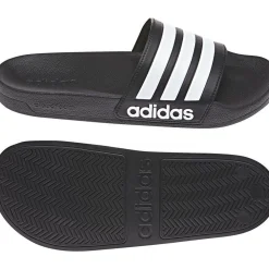 ADIDAS - CIABATTA ADILETTE SHOWER BLACK-WHITE - AQ1701