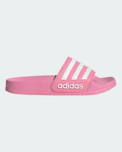 ADIDAS -  CIABATTE JUNIOR ADILETTE SHOWER  ROSA E BIANCHE DAL 35 AL 38, JP5786