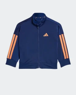 ADIDAS - COMPLETO TUTA BLU IN ACETATO PER BIMBO ESSENTIAL CLIMACOOL -  KC6155