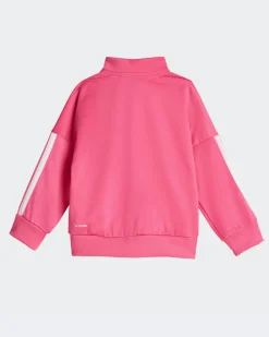 ADIDAS - COMPLETO TUTA ROSA IN ACETATO PER BIMBA ESSENTIAL CLIMACOOL -  KB9573