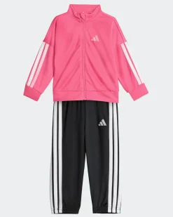 ADIDAS - COMPLETO TUTA ROSA IN ACETATO PER BIMBA ESSENTIAL CLIMACOOL -  KB9573