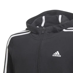 ADIDAS - FELPA CON CAPPUCCIO ESSENTIALS 3-STRIPES - GQ8356
