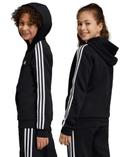 ADIDAS - FELPA CON CAPPUCCIO ESSENTIALS 3-STRIPES FLEECE FULL-ZIP - HR6331