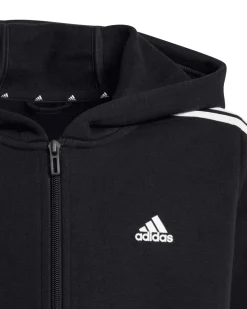 ADIDAS - FELPA CON CAPPUCCIO ESSENTIALS 3-STRIPES FLEECE FULL-ZIP - HR6331
