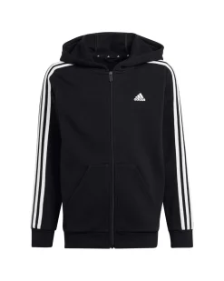 ADIDAS - FELPA CON CAPPUCCIO ESSENTIALS 3-STRIPES FLEECE FULL-ZIP - HR6331