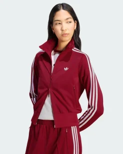 ADIDAS - FELPA FULL ZIP FB CLASSIC TT BORDEAUX DA DONNA , KR6783