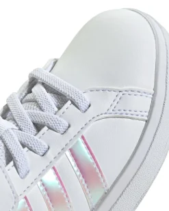ADIDAS GRAND COURT 2.0 EL C - Scarpa bianca e rosa numerata 28-35