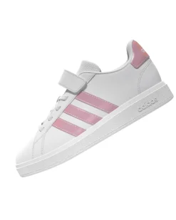 ADIDAS GRAND COURT 2.0 EL C - Scarpa bianca e rosa numerata 28-35