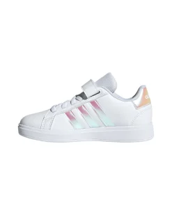 ADIDAS GRAND COURT 2.0 EL C - Scarpa bianca e rosa numerata 28-35