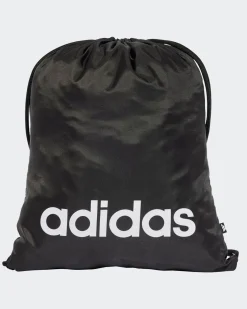 ADIDAS - GYMSACK LINEAR NERA CON LOGO BIANCO, JE8342