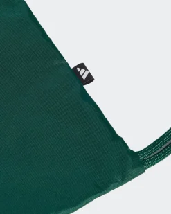 ADIDAS - GYMSACK LINEAR VERDE  CON LOGO NERO, IN6132