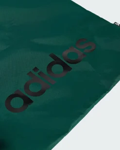 ADIDAS - GYMSACK LINEAR VERDE  CON LOGO NERO, IN6132