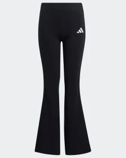 ADIDAS - LEGGINGS FLARED GLAM  NERI PER RAGAZZA - KB7043
