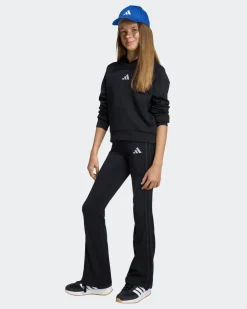 ADIDAS - LEGGINGS FLARED GLAM  NERI PER RAGAZZA - KB7043