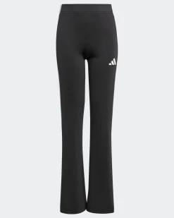 ADIDAS - LEGGINGS FLARED NERO TRAIN ESSENTIAL 3 STRISCE PER RAGAZZI