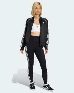 ADIDAS - LEGGINGS 3S NERI CON DETTAGLI BIANCHI DA DONNA, KD5572