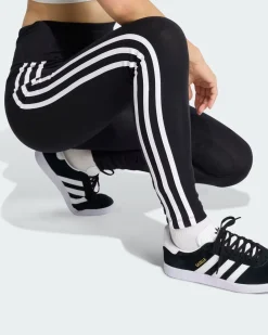 ADIDAS - LEGGINGS 3S NERI CON DETTAGLI BIANCHI DA DONNA, KD5572