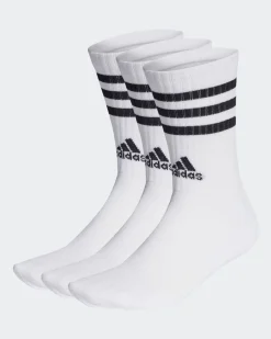 ADIDAS - 3 PAIA CALZE BIANCHE 3 STRISCE - HT3458