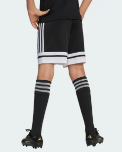 ADIDAS - PANTALONCINO DA ALLENAMENTO JUNIOR NERO E BIANCO SQUA25 - JJ2417