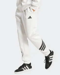 ADIDAS - PANTALONE BIANCO DA UOMO FUTURE ICONS 3 STRISCE - JW7087