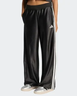 ADIDAS - PANTALONE NERO GLSM WIDE LEG DA RAGAZZA - KB7036