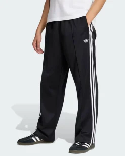 ADIDAS - PANTALONE TUTA FIREBIRD TP NERO CON DETTAGLI BIANCHI DA UOMO, KD8315