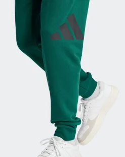 ADIDAS - PANTALONE TUTA VERDE ESSENTIALS BIG LOGO  DA UOMO - JE8971