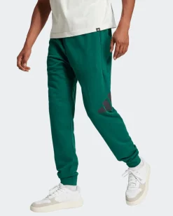 ADIDAS - PANTALONE TUTA VERDE ESSENTIALS BIG LOGO  DA UOMO - JE8971