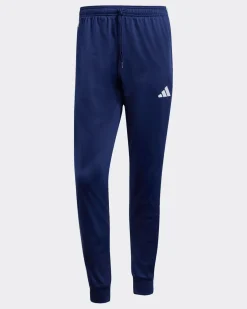 ADIDAS - PANTALONI DA TUTA UOMO BLU CON 3 BANDE BIANCHE  -JI8812